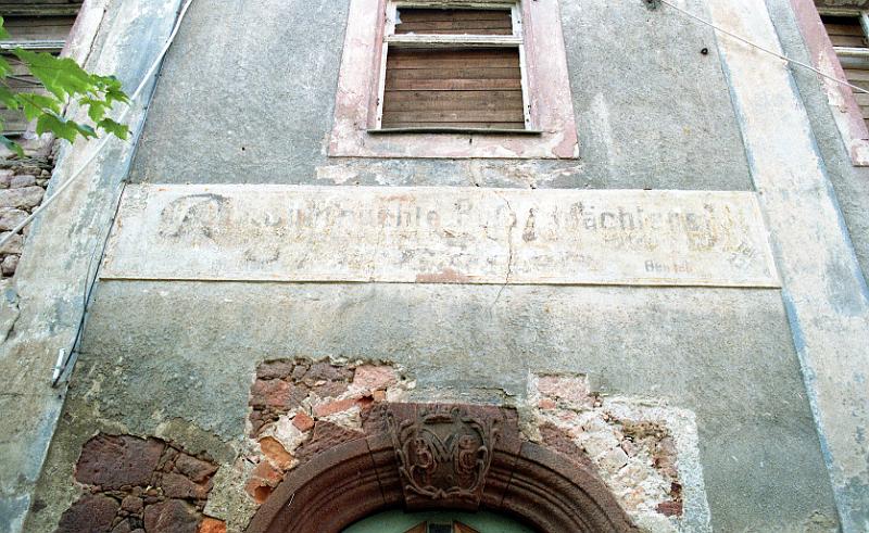 Rochlitz, Am Mühlgraben-Alte Baderei,, 23.8.1997 (1).jpg - ... Roßschlächterei ...